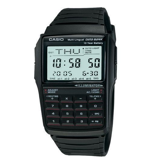 CASIO DBC32 1A DATABANK 25 PAGE CASUAL CALCULATOR WATCH  