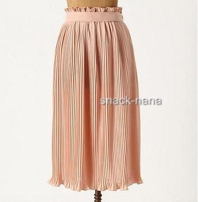 NEW Anthropologie Million Pleats Midi Size XS S M L  