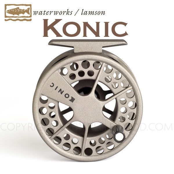 NEW WATERWORKS LAMSON KONIC 4 FLY REEL (9 10WT),  