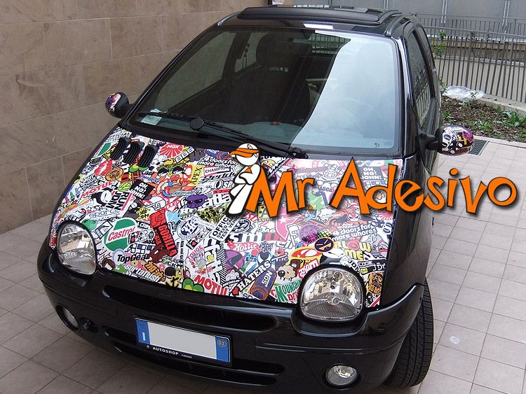 PELLICOLA ADESIVA STICKERBOMB ★ car tuning jdm wrap cast bomb 