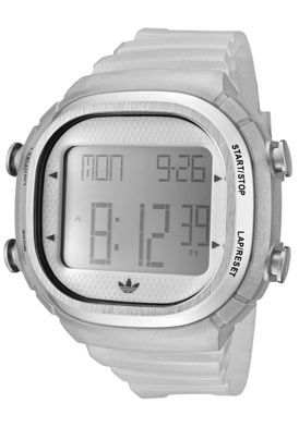 Adidas Watch ADH2111 Mens Digital Multi Function Transparent 