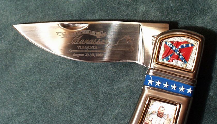 Franklin Mint James Old Pete Longstreet Collector Knife  