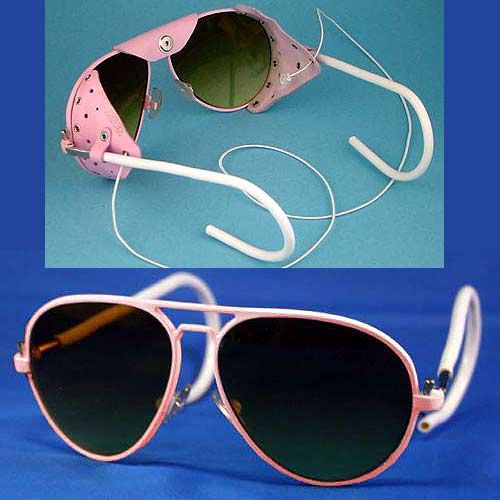 Jones Pink Aviator Sunglasses / Ski Goggles WAA PK  