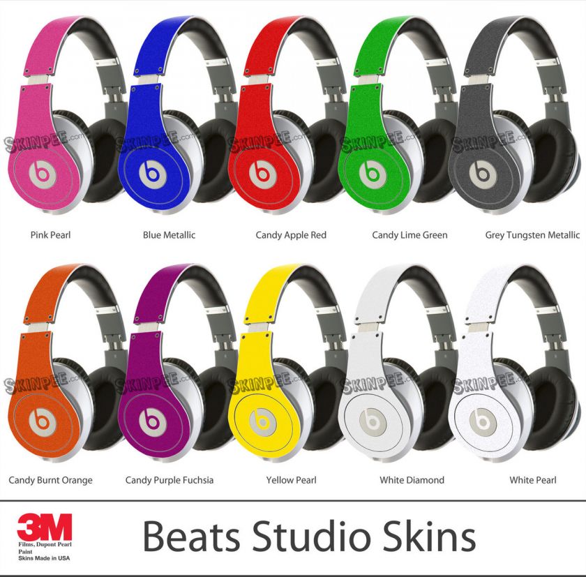 BEATS BY DR. DRE STUDIO CANDY PEARL SKIN Wrap Decal Vinyl 3M Monster 