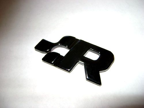 VW BLACK R LINE BADGE GTI GOLF RABBIT MK3 MK4 MK5 R32  