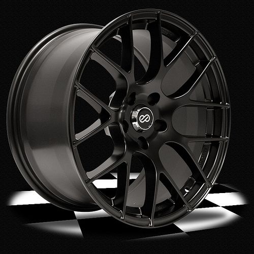 Enkei Raijin Wheel Rim 18X9.5 5X114.3 +15mm Offset 72.6mm Bore BLACK 