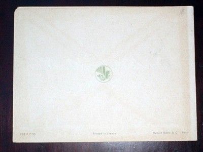 Vintage Christmas card Air France Luc Marie Bayle  