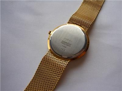 Rare 60s Original Germinal Voltaire Swiss Watch 17 Jewels WORKS 