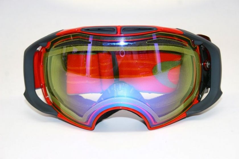 BRAND NEW OAKLEY AIRBRAKE VIPER RED PERSIMMON SKI SNOW GOGGLES  