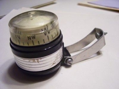 Vintage Air Way Airway Auto Car / Boat Compass Working gm Deco Style 