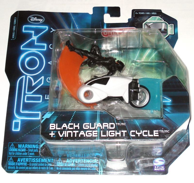 TRON LEGACY Black Guard Kevin Flynn Vintage Light Cycle  