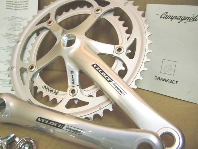 NOS Campagnolo Veloce 10 Speed (53x39) Crankset172mm  