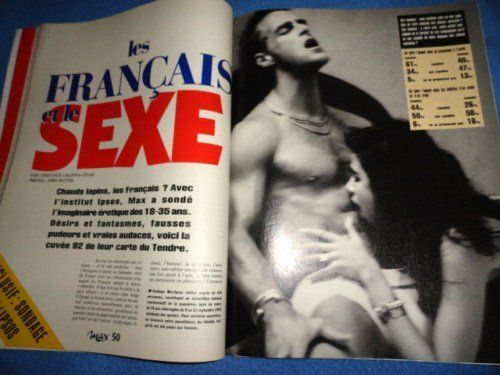 French Max 11/1992 Amber Smith Val Kilmer Geena Davis Renzo Rosso 