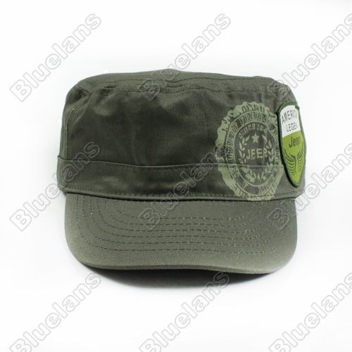 American Legend Jeep Military Style Flat Army CAP Vintage Hat Military 