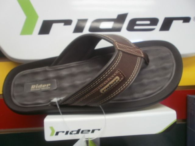 RIDER DUNAS II MENS FLIP FLOP SANDALS BROWN NEW IN BOX  