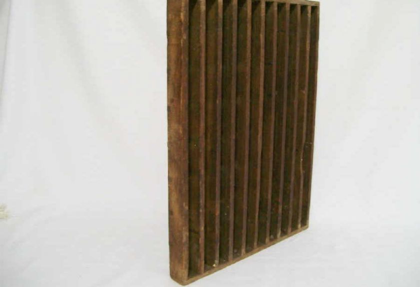 Wooden Floor Grate Used For Cold Air Return  