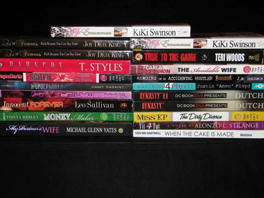 Wholesale Lot of Urban Fiction Novels   New Titles  