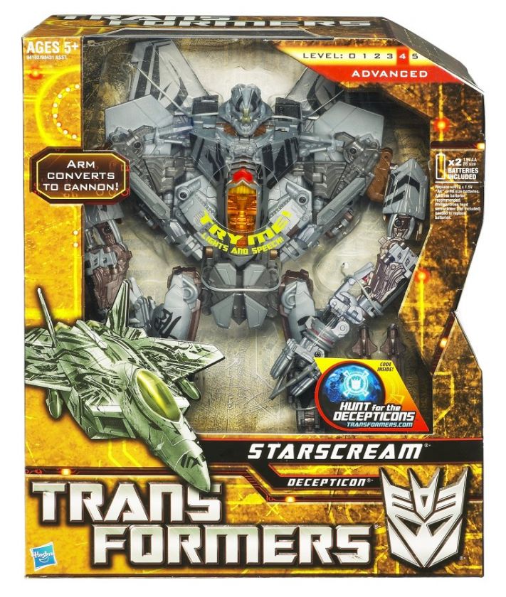 TRANSFORMERS Hunt for Decepticons Leader Starscream NEW  