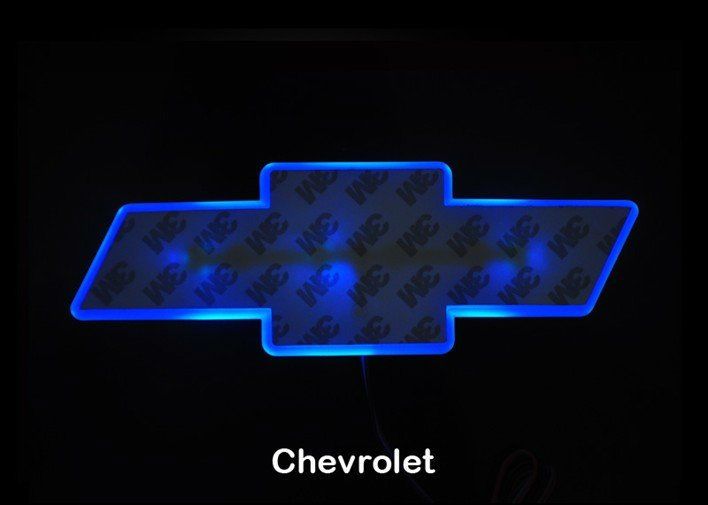 CHEVROLET CHEVY CAR 3D LED LIGHT UP BADGE DECAL LOGO EMBLEM STICKER 