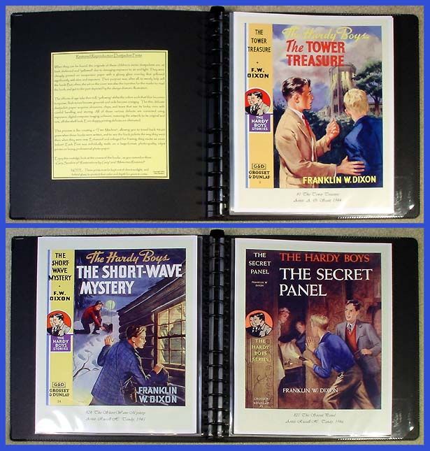 Hardy Boys Cover Art Portfolio   Vintage Cover Restorations  