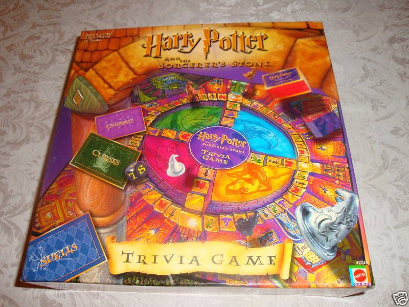 Harry Potter & the Sorcerers Stone TRIVIA GAME [EUC]  