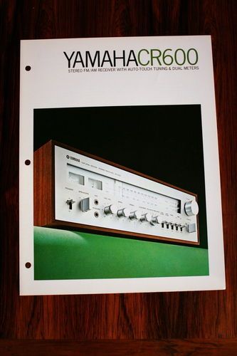 Yamaha CR600 CR 600 Tuner Brochure *Original*  