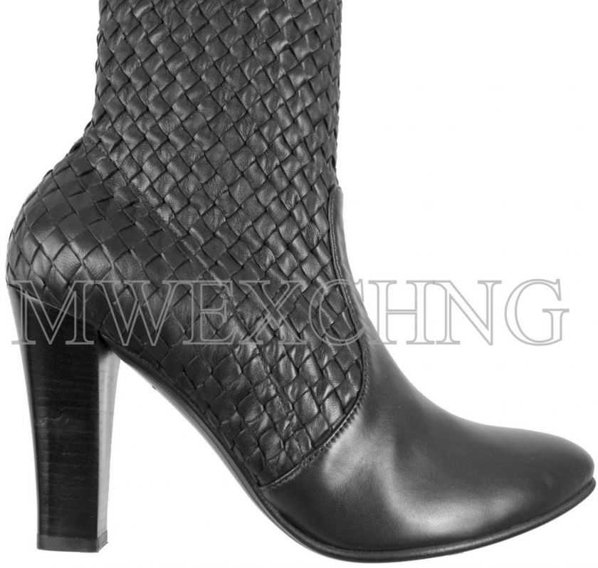 BOTTEGA VENETA WOVEN STRETCH NAPPA FASHION BOOTS EU 41  