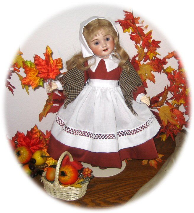 DONNE DES MERCI THANKSGIVING PATTERN BLEUETTE & ROSETTE  