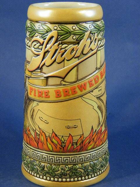 Strohs Fire Brewed Beer Stein Heritage Series VI  