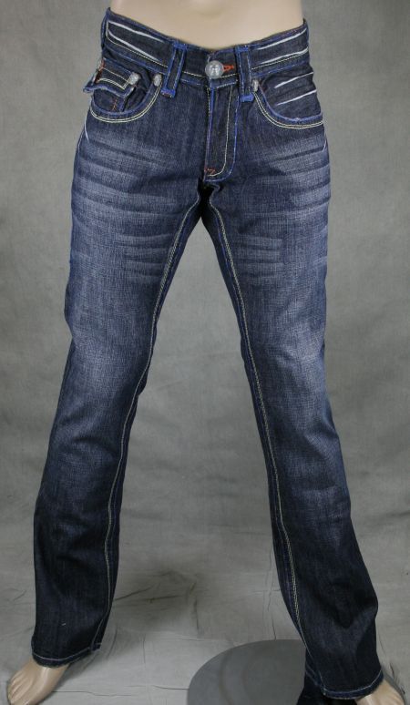 Laguna Beach Jeans Co Mens BALBOA BEACH Blue Straight  