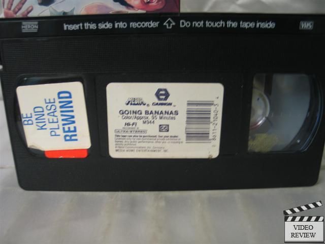 Going Bananas (VHS, 1989) 086112104034  