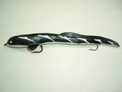 Delong Lures KilR EEL 8 White Tiger NEW Muskie lure  