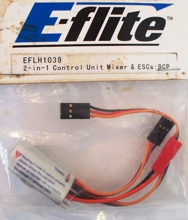 NEW E FLITE 2 IN 1 CONTROL UNIT   MIXER / ESC BCP  