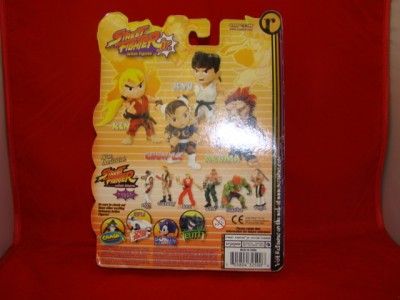 Street FIghter Jr. Chun Li Action Figure Still on Card  