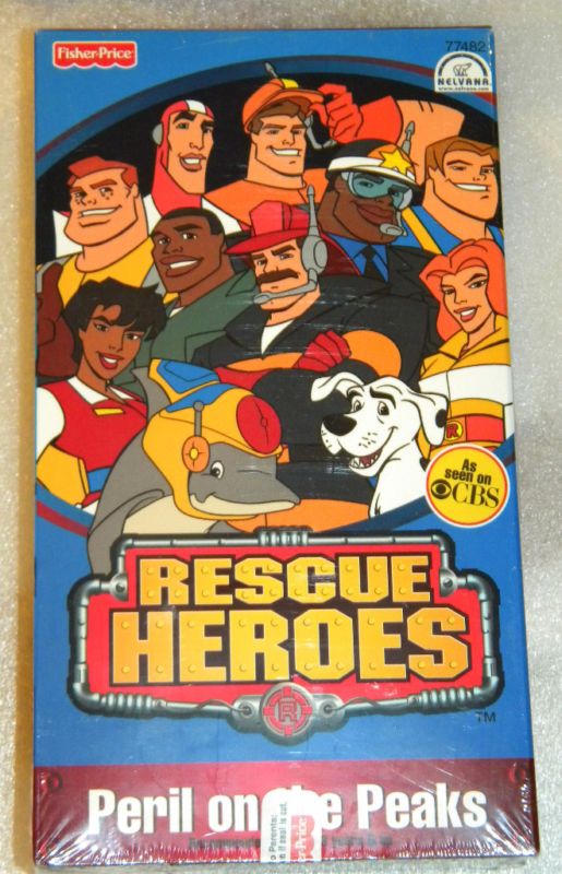 Fisher Price Rescue Heroes Peril on the Peaks VHS, NEW  