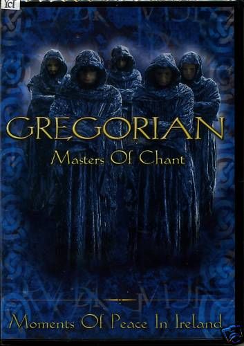 GREGORIAN MASTERS OF CHANT MOMENTS OF PEACE IRELAND DVD  