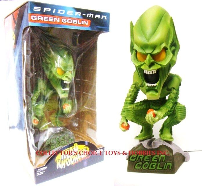 NECA GREEN GOBLIN SPIDER MAN HEADKNOCKERS NEW 36400  