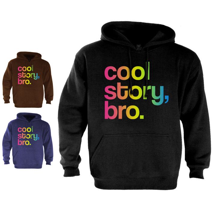 Cool Story Bro Hoodie jersey Shore block Tell it Again Sarcastic funny 