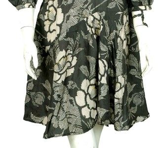 NEW $429 DAY BIRGER ET MIKKELSEN Printed Pintuck Silk Dress Medium M 