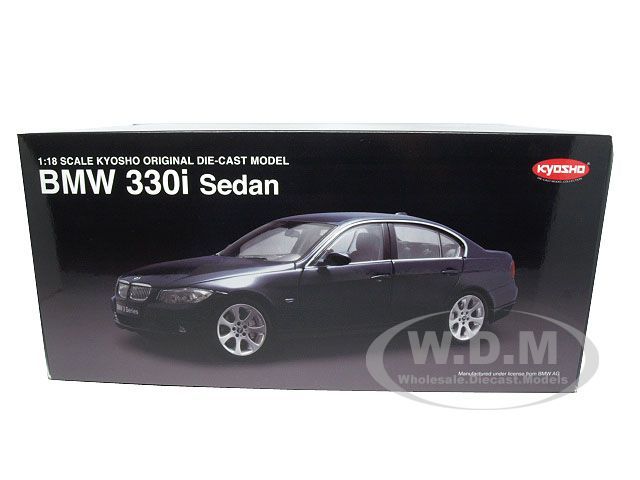 Brand new 118 scale diecast car model of BMW 330i E90 Sedan Navy Blue 