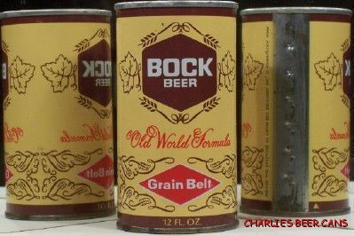 GRAIN BELT S/S BOCK BEER  narrow brown bands // 430bo  