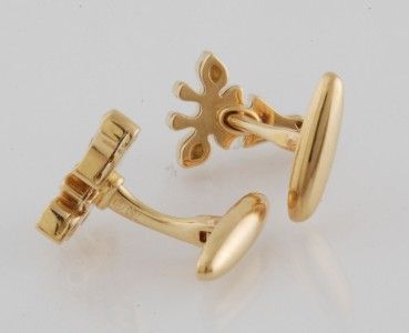 New Carrera Y Carrera 18K Giraffe Cuff Links  