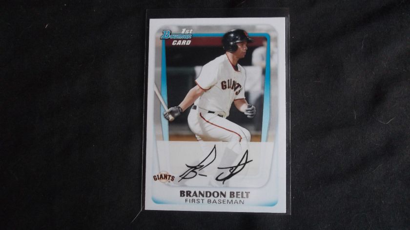 Brandon Belt San Francisco Giants 2011 Bowman  