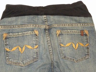 Buffalo David Bitton Mega X Plus Boot Cut Stretch Maternity Jeans Sz 