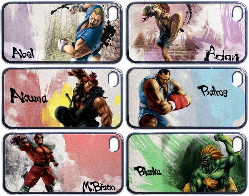 Super Street Fighter 4 Characters iPhone 4 Hard Case  