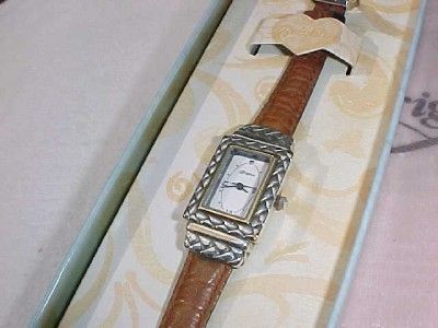 Beautiful & Retired BRIGHTON~*Augusta*~Duel Band WATCH W/TIN FREE 