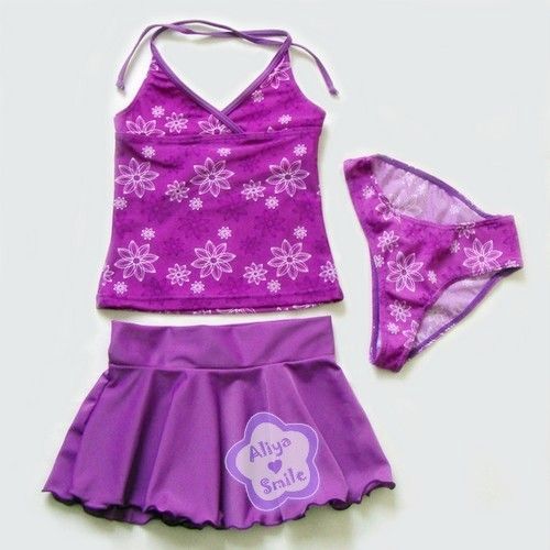   Swimsuit Kids Swimwear/Beachwear Bathing Suit SZ 6 9Y UPF 50+  