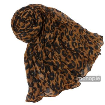 color Woman Fashion Leopard Soft Shawl Scarf Wrap Long Stole Animal 