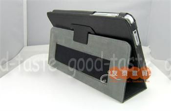 Folio Stand & Arm Band Leather Case Pouch For HuaWei Mediapad 7 