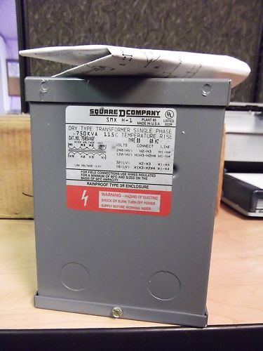 Square D 750SV45F .750KVA Buck & Boost Transformer n3r  